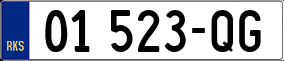 Truck License Plate